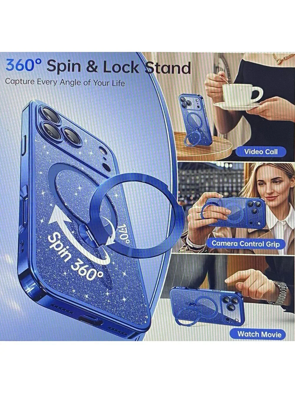 Peerock Case for iPhone 17 Pro Max Deep Blue